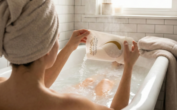 nanoil baño con sal